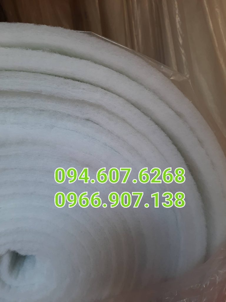 Bông lọc bụi dày 15mm Bông lọc bụi dày 15mm